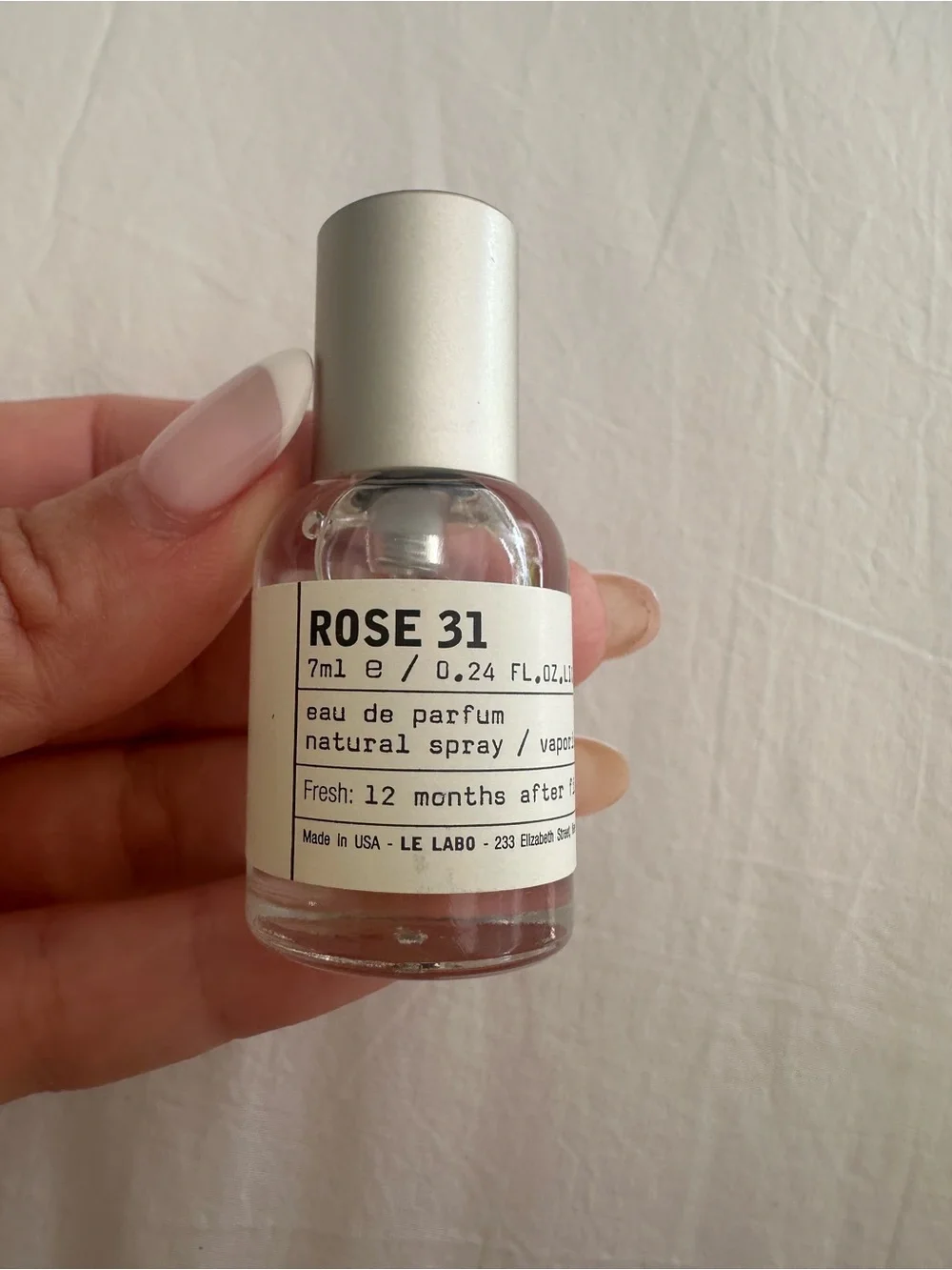NWOB Le Labo Rose 31 (Silver/Clear)